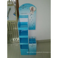 Cmyk Printed Cardboard POS Display, Floor Display Rack